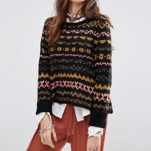 NWT, Free People, Beautifully Designed Sweater!